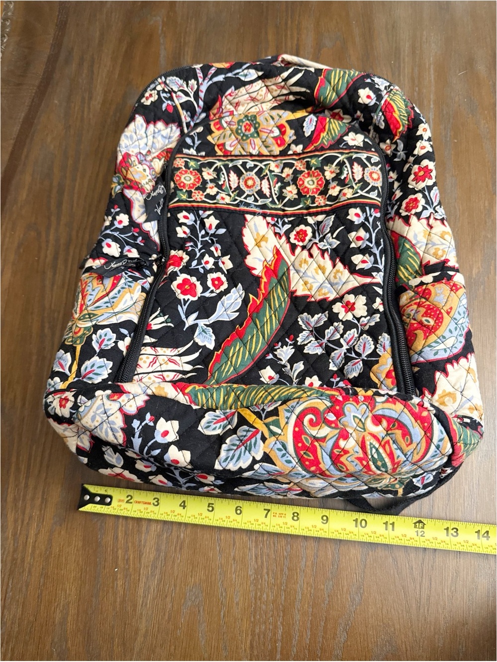 Vera Bradley Campus Backpack — Floral Fiesta Pattern | Like New - Picture 10 of 11